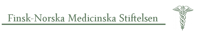 Finsk-Norska Medicinska Stiftelsen logo. Länk går till stiftelsens hemsida